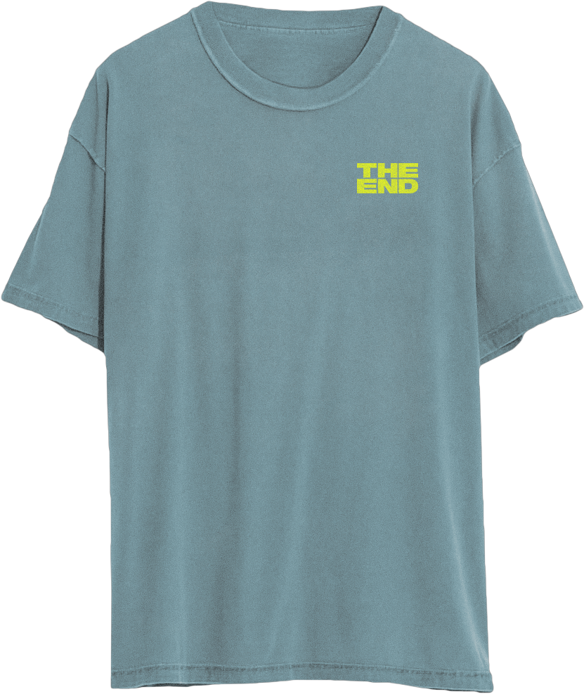 Faded Blue Logo Tee