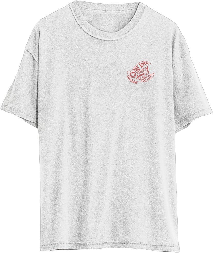 White LG Logo Tee