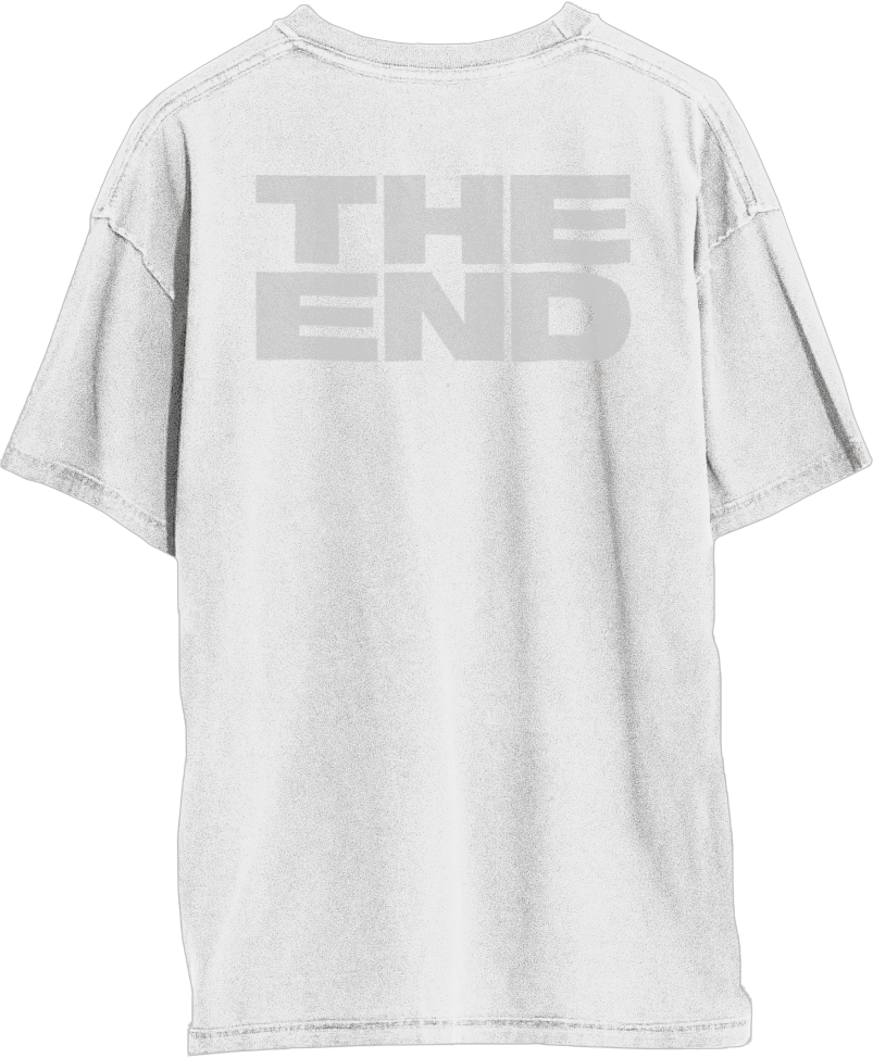 White on White Logo Tee